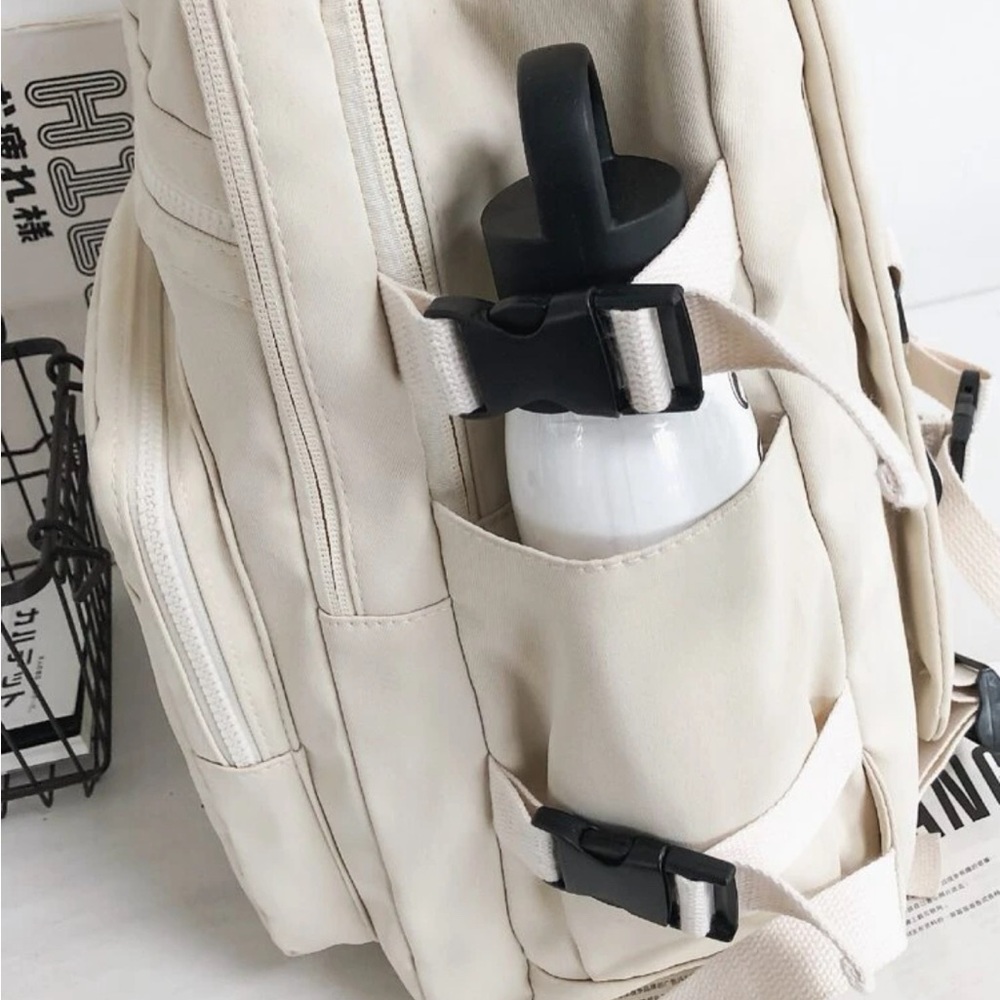 Cream Backpack backpack!! - Picture 2 of 3